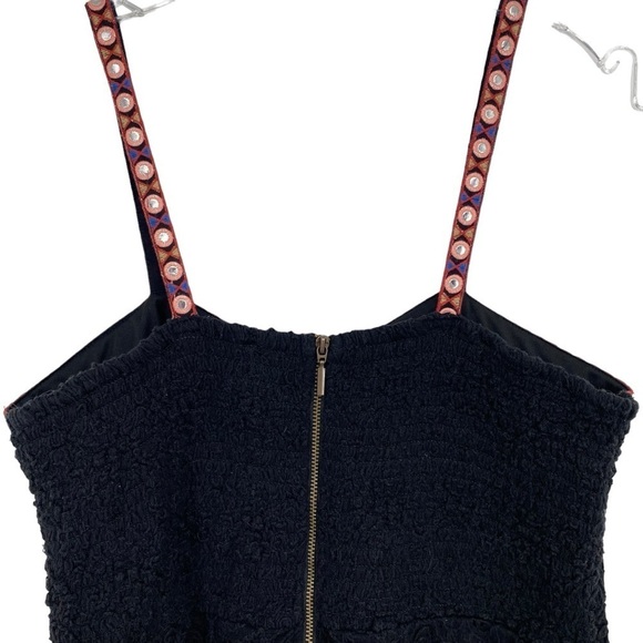 Xhilaration Black Lace Embroidered Babydoll Dress - Picture 5 of 12